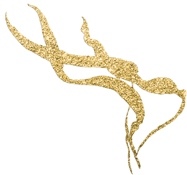 Gold Sparkle Glitter Sea underwater Blue Watercolor Texture