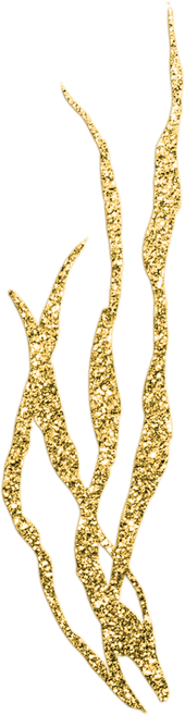 Gold Sparkle Glitter Sea underwater Blue Watercolor Texture